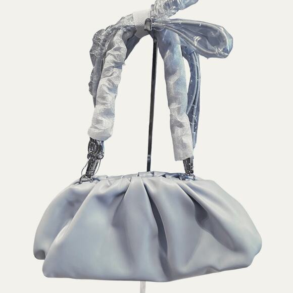 INC International Concepts Kj Clutch Shoulder Bag Purse Bluebell - Picture 2 of 8